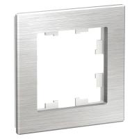 AtlasDesign рамка 1 пост металл, универсальная, серебро ATN312101